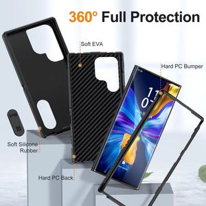 Funda de teléfono resistente de 3 capas Defender para <span class=keywords><strong>Samsung</strong></span> S24 S23 Plus S22 Ultra A05 A15 A25 A14 soporte TPU PC Armor Case - Product Image 4