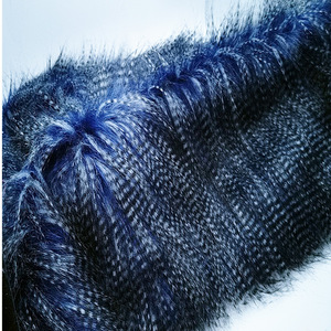 750G Multicolor Peacock Faux Fur <span class=keywords><strong>Extra</strong></span> Long Pile Fabric para moda de lujo y decoración del hogar - Product Image 4