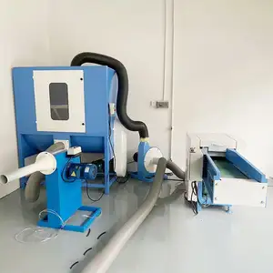 Ligne de production de machine de recyclage de tissu de coton de déchets textiles