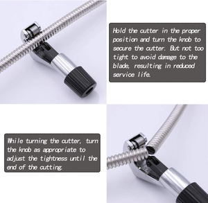 Hondao เครื่องตัดสายไฟเบอร์ออปติก, เครื่องตัดปลอกสายไฟเบอร์ออปติกแบบตามขวาง (3-32มม.) เครื่องมือโลหะผสมรับประกัน1ปีผลิตจากจีน - Product Image 6