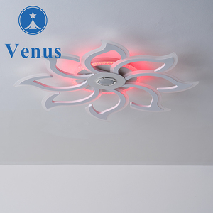 <span class=keywords><strong>Plafonnier</strong></span> LED moderne à télécommande, motif fleur épanouie, 72 pouces, intensité réglable, avec garantie de 2 ans - <span class=keywords><strong>Prix</strong></span> de gros - Product Image 3