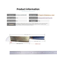 Couteau de Chef Forgé en Acier Damas VG10 de 7 Pouces, Compatible Lave-Vaisselle, Manche Nid d'Abeille Personnalisé, Couteau de Cuisine pour Usage Domestique, Vente en Gros