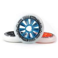 Roues de patins à roulettes pour patinage de vitesse, roues de course urbaine type pancake 90/100/110MM, haute élasticité, haute résistance à l'usure, modèle Zico 85A