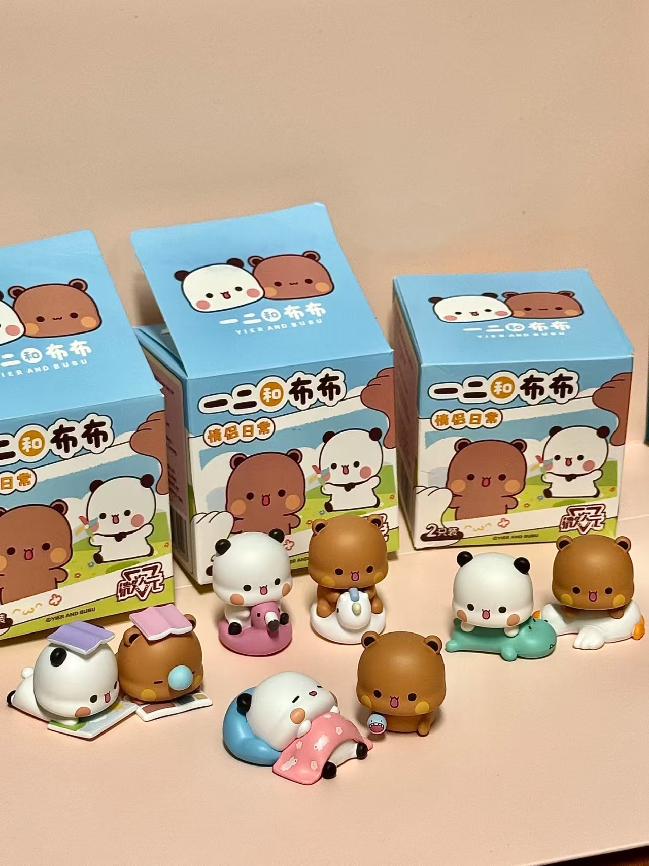 New Arrival 100% Original Cartoon 12PCS/Box Bubu Dudu Couple Daily