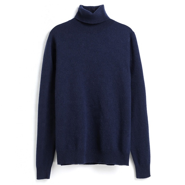 Cheap 100% Cashmere Turtleneck Sweater for Men