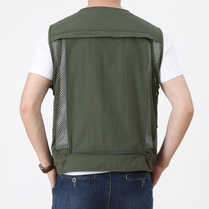 Maglia all'ingrosso rapida e asciutta da uomo gilet tattico Multi gilet da pesca all'aperto per gli uomini - Product Image 4