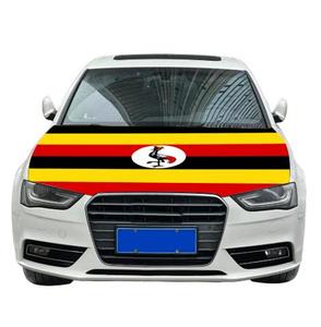 Housse de capot de <span class=keywords><strong>voiture</strong></span> drapeau national de l'Ouganda abordable, housse de moteur de <span class=keywords><strong>voiture</strong></span> drapeau, vente directe d'usine, tissu polyester - Product Image 1