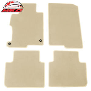 พรมปูพื้นสำหรับฮอนด้า แอคคอร์ด 4 ประตู 13-17 ไลเนอร์ด้านหน้าด้านหลังกำมะหยี่สีเบจพรมกันลื่น 4 ชิ้น - Product Image 1