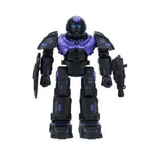 Robot modèle Robocop SJY-R20 RC, jouet éducatif précoce, détection de geste, télécommande intelligente, fonctionne sur piles, plastique, 10m - Product Image 1