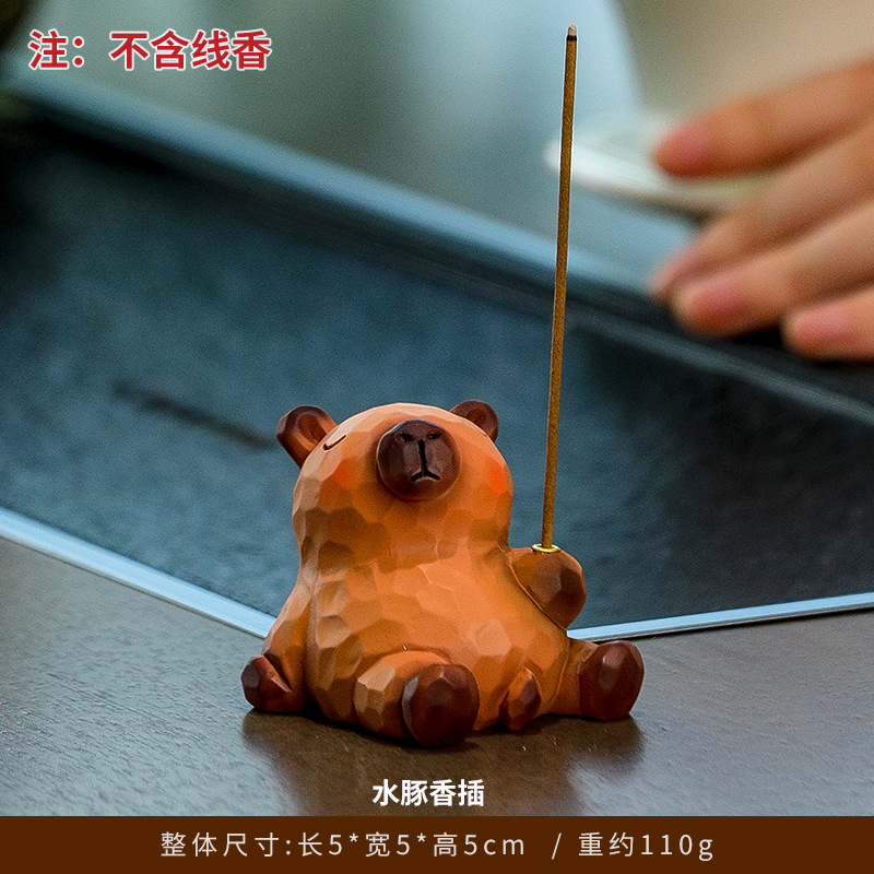 Capybara Incense Holder