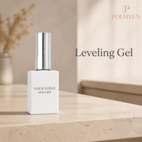 Gel de construction transparent professionnel pour ongles, idéal pour la manucure en salon, la pose d'extensions et la mise en forme des courbes C, compatible UV LED