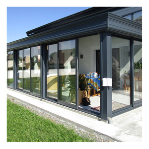 Préfabriquée De Toit En <span class=keywords><strong>Verre</strong></span> <span class=keywords><strong>Trempé</strong></span> Véranda Salle De <span class=keywords><strong>Verre</strong></span> Extérieure Jardin <span class=keywords><strong>Serre</strong></span> - Product Image 2