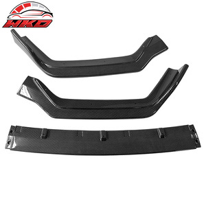 สำหรับ Infiniti Q50 2018-2024 ชุดแต่งสปอยเลอร์กันชนหน้าลายคาร์บอนไฟเบอร์ 3 ชิ้น คุณภาพสูง - Product Image 6