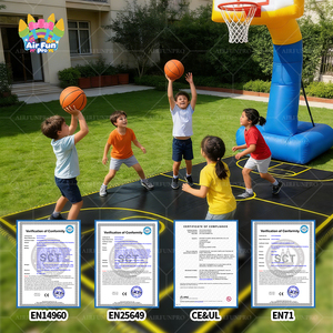 <span class=keywords><strong>Tapis</strong></span> <span class=keywords><strong>de</strong></span> gymnastique gonflable professionnel DWF <span class=keywords><strong>de</strong></span> qualité commerciale en PVC, pliable, 10m 12m, pour le basketball - Product Image 3