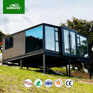 Maisons préfabriquées modernes WELLUCKY, maison modulaire en conteneur, maison en conteneur extensible de luxe, maison modulaire à construction rapide - Product Image 1