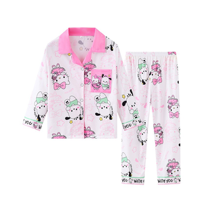 Conjuntos de <span class=keywords><strong>Pijamas</strong></span> de Bambú Orgánico para Bebés, Manga Larga, Transpirables, Ropa de Dormir para Niños, <span class=keywords><strong>Pijamas</strong></span> para Niñas Pequeñas - Product Image 4