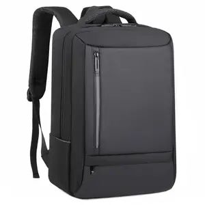 Mochila com nome de marca para laptop, mochila com capacidade para viagem, laptop de negócios com porta de carregamento USB, venda imperdível