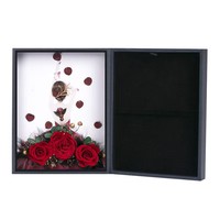 Boîte à bijoux en fleurs préservées au prix d'usine, boîtes Roja, cadeau de mariage, cadeaux pour femmes, Saint-Valentin, Nouvel An, Noël