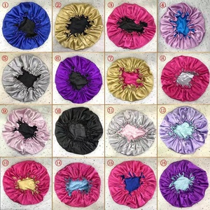 Gorros para dormir y envolturas de pelo de satén Gorro de diseñador para mamá y yo Gorro de seda para bebé - Product Image 4