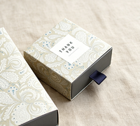 Boîte cadeau de luxe personnalisée pour savon, écologique, avec tiroir coulissant en papier, pour savon artisanal et petits cadeaux