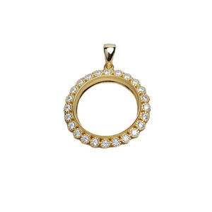 Wenchi S925 Ensemble d'accessoires DIY pour bijoux : Anneau, pendentif, boucles d'oreilles, capuchon de perle vide à fond plat 18mm pour perle coquillage cheval - Product Image 5