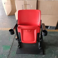 Offres Spéciales Stade Chaise Pliante Gradins Extérieurs Siège En Plastique pour Tribune VIP avec Porte-Gobelet