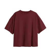 Kaos Wanita Reguler Custom 100% Katun Lengan Pendek O-Neck Rajut Polos Kasual Logo Cepat Kering Cetak Digital Pakistan
