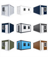 Maison conteneur en acier détachable de 20 pieds, préfabriquée, modulaire, pour logement secondaire, cabane de jardin, bureau à domicile, mobile
