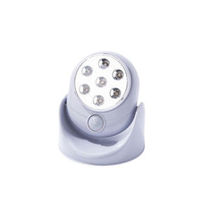 Luz LED con Sensor de Movimiento en Forma Humana, Luz Giratoria Automática Inteligente de 360 Grados para Escaleras, Interruptor de Batería, Segura, No Eléctrica - Product Image 1