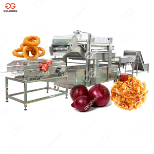Ligne de friture industrielle automatique pour chips d'oignons et d'échalotes, machine à couper et à frire les oignons crus, machine à frire les oignons croustillants - Product Image 2