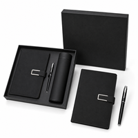 Ensemble de carnet A5 en cuir PU OEM avec stylo, tasse isotherme, couverture en tissu à points de selle - Cadeau de bureau de haute qualité