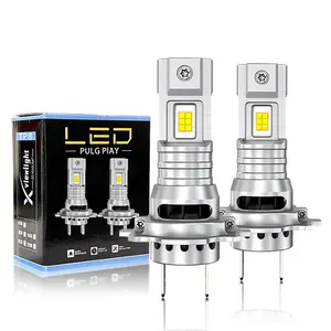 TP8 60W Mini Size Fan H7 LED Headlight H11 LED H7 Headlight Bulb 9005 9006 9012 H4 CSP 3570 Car LED Light Fog Lamps