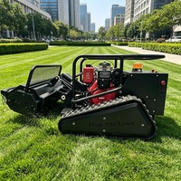 Désherbeuse à fléaux télécommandée Loncin de qualité industrielle avec moteur 190cc, modèle 420 RC, pour la vente