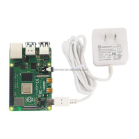 Fuente de Alimentación Oficial Raspberry Pi 4B 5V 3A Tipo-C, Adaptador de Corriente Tipo C para UE, EE. UU. y Reino Unido, Cargador Tipo C para Raspberry Pi 4 Modelo B