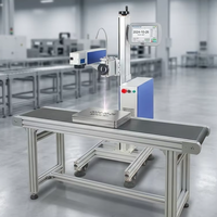 Machine de codage laser à fibre industrielle 30W 50W MAX pour tuyaux en PVC, câbles métalliques, sacs en plastique, impression de date, de lot et de logo, certifiée CE