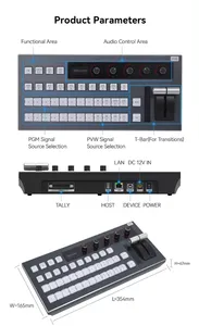 Phát sóng trực tiếp chuyển đổi nguồn tín hiệu video chuyển đổi trực tiếp video Switcher live streaming video Switcher