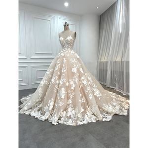 <span class=keywords><strong>2023</strong></span> <span class=keywords><strong>Robe</strong></span> de Bal de Mariée Libanaise Luxe Discret, Robes de <span class=keywords><strong>Mariage</strong></span> <span class=keywords><strong>Civil</strong></span> Tunisien Couleur Champagne, Longue Traîne Cathédrale, Vestido De Novia - Product Image 2