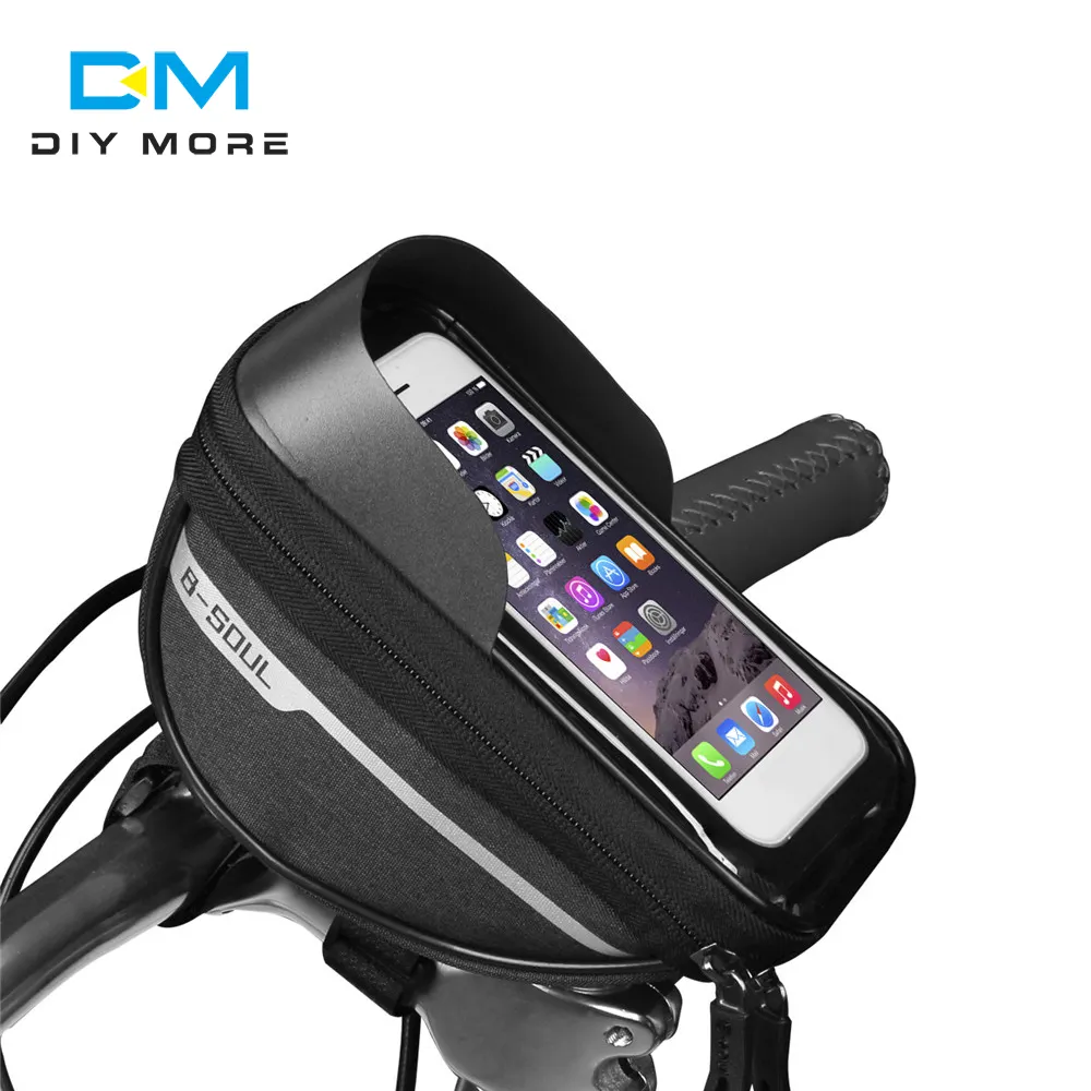 New Waterproof Touch Screen Bicycle Frame Bag Cellphone Storage Bag Custom Pouch Pack Bag Bike Phone Mount for Cycling