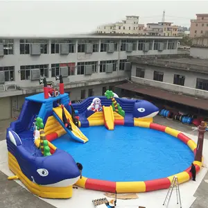 Estate Calda di Vendita di Acqua Parco Giochi Divertimento Produttore Parco Acquatico Gonfiabile Per Adulti