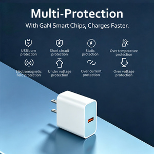 อะแดปเตอร์ชาร์จไฟ USB A US EU PLUG <span class=keywords><strong>20W</strong></span> ชาร์จเร็ว 5V 3A พร้อมพอร์ต USB 1 ช่อง สำหรับ <span class=keywords><strong>XS</strong></span>/XR/<span class=keywords><strong>XS</strong></span> MAX และแท็บเล็ต - Product Image 3