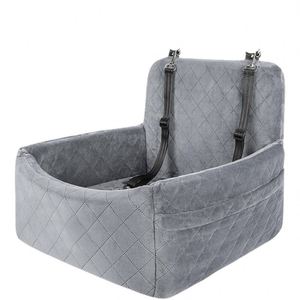 Coussin de voiture respirant et chaud pour chien et sac de transport sécurisé pour chiots - Utilisation sur siège avant/arrière - Tapis de voyage pour voiture - Product Image 1