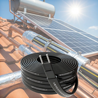 220V 8mm Selbstregulierendes Heizkabel, für Wasserschlauch-Frostschutz, Solarheizung und Dachrinnen-Schneeschmelze