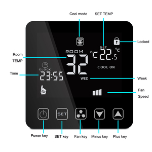 Hysen 3 Phase <strong>FCU</strong> Thermostat <strong>Controller</strong> with Power by 24V - Product Image 4