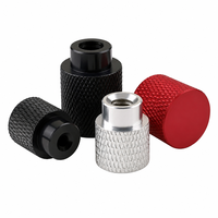 Écrous moletés aveugles en aluminium anodisé, zingués/galvanisés M3 M4 M5 M6 pour l'assemblage de claviers mécaniques personnalisés