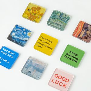 Magnete fai da te <span class=keywords><strong>per</strong></span> frigo Set artigianale acrilico quadrato decorativo magnete <span class=keywords><strong>per</strong></span> <span class=keywords><strong>frigorifero</strong></span> con supporto adesivo <span class=keywords><strong>magneti</strong></span> in Ferrite - Product Image 1