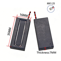 Kotak Speaker Berkualitas Tinggi 30/35/40mm 4Ω8Ω1W2W Komponen Elektronik Speaker Bluetooth untuk Mainan AI Lampu Aktif Suara