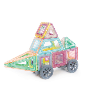 Apprentissage préscolaire Montessori jouets carreaux magnétiques enfants aimant créatif ensemble <span class=keywords><strong>de</strong></span> <span class=keywords><strong>construction</strong></span> <span class=keywords><strong>de</strong></span> blocs pour tout-petits - Product Image 1