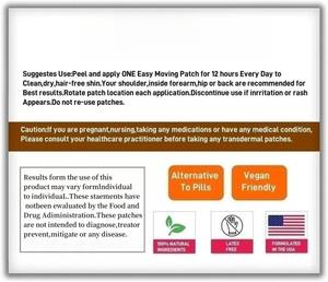 生分解性NAC経皮パッチはNAC+の生成を促進し、エネルギーを高めます。男性と女性のためのNAC+パッチ - Product Image 6