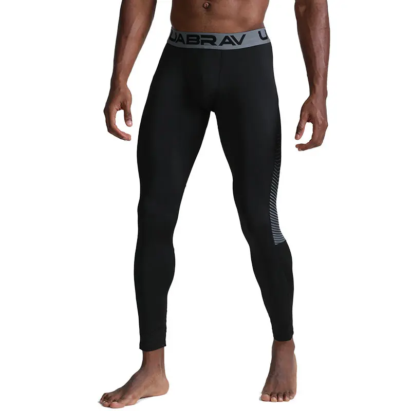 Wholesale Dry Breathable Sports Leggings Men Running Fitness Basketball Pants