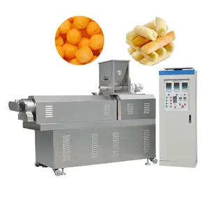 200-300kg/h Automatic Corn Puff Make Extruder Machine Corn Puffed Snack Food Production Line